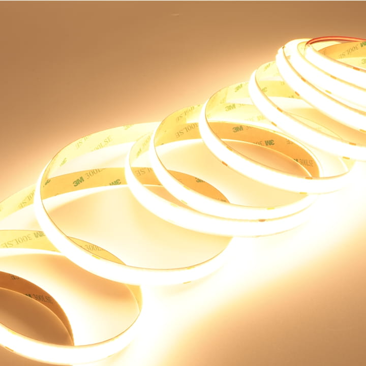 LED pásek DOUBLE COB 24V / 640LED / 18W / 3000K / IP20 / 12mm / PRO+